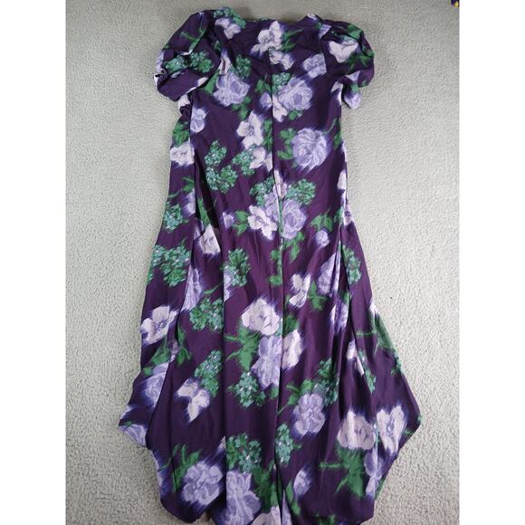 A New Day Dress Womens XL Purple Flowy Chic Dress High-Low Floral Target NWT - Picture 6 of 8